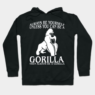 Funny Gorilla Art For Men Women Primate Animal Gorilla Lover Hoodie